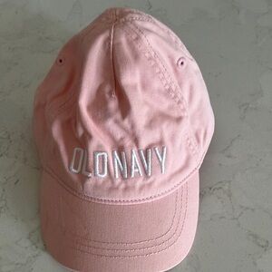 Old Navy Kids Light Pink Logo Baseball Hat
